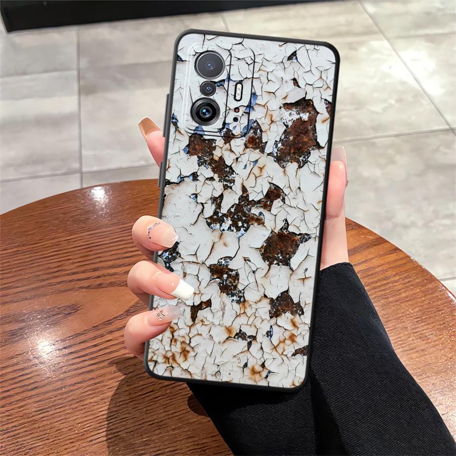 Retro Rust Phone Cover Case for Xiaomi Mi 9 11T 14 Pro 9T 10 11 13 Lite 10T CC9Pro 13