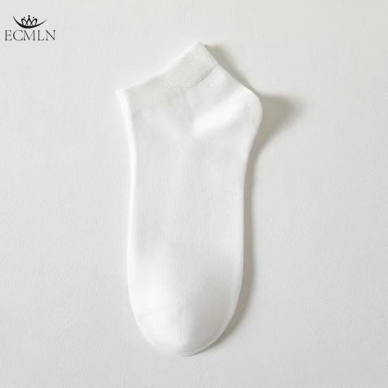 

Хлопковые летние короткие мужские носки, дышащие, впитывающие пот, нескользящие спортивные носки one size белый