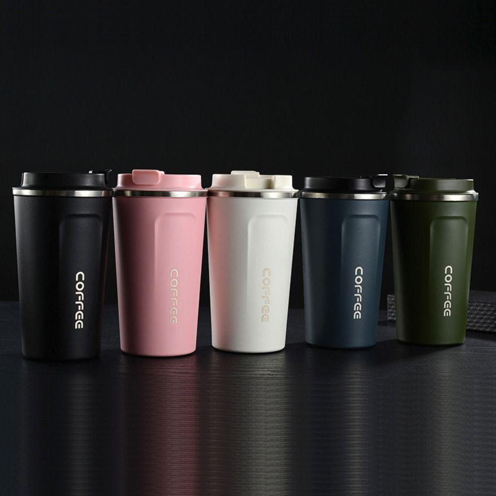 Keeps Cold and Heat Coffee Vacuum Flask 380/510ML Coffee Thermos Mug  New Year Gift