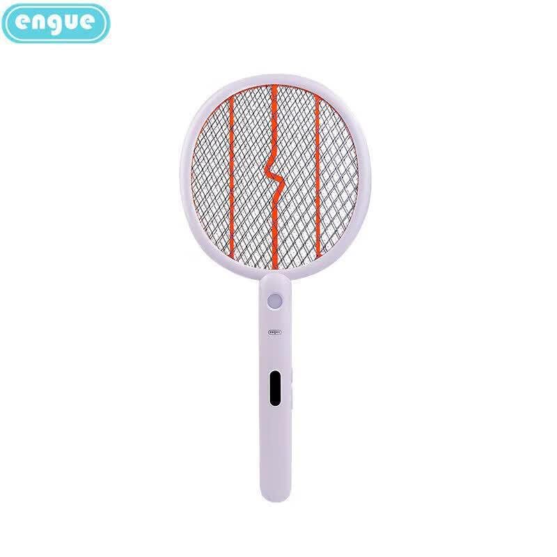 ENGUE Rechargeable Electric Mosquito Swatter with Light