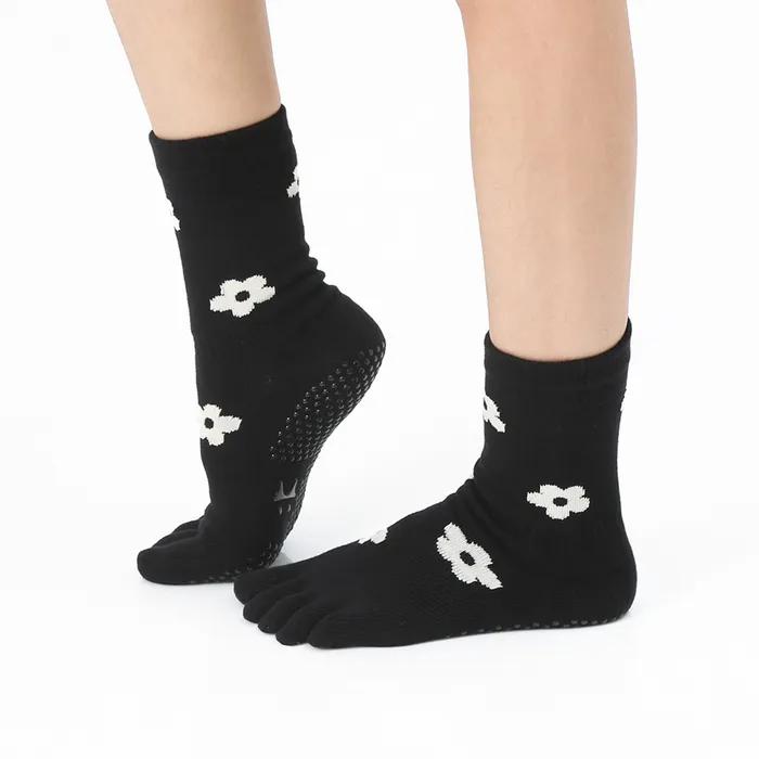 Pilates Yoga Non-slip Socks Toe Socks Daisy Socks