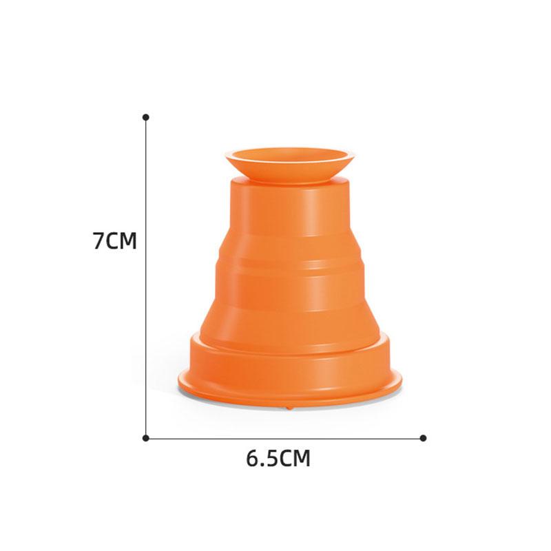 Kids Rainbow Silicone Cup Stacking Game Soft Glue Suction Cup Bath Water Play Color Cognitive Educational Toys For 1-3 Years Old