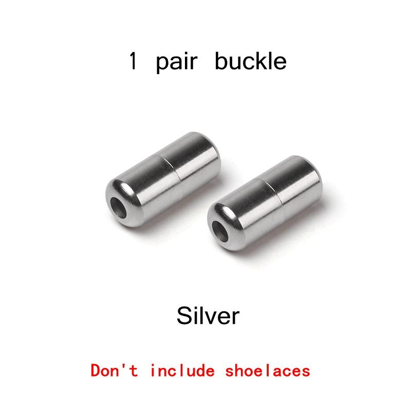 Neue flache Schnürsenkel ohne Binden Elastische Metallverschluss-Schuhbänder Spezielle kreative Kinder Erwachsene Unisex Sneaker-Schnürsenkel Schnell Faule Schnürsenkel