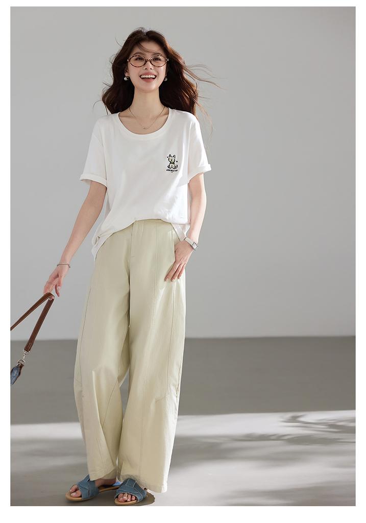 Lightweight Summer Collection: Women's Thin Breathable Wide Leg Pants with Relaxation