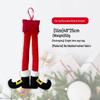 New Red Elf Leg Christmas Tree & Fireplace Decoration
