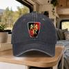 Lion Crest Vintage Washed Baseball Cap Retro Duckbill Hat Adjustable Unisex Casual Outdoor Daily Wear Party Gift