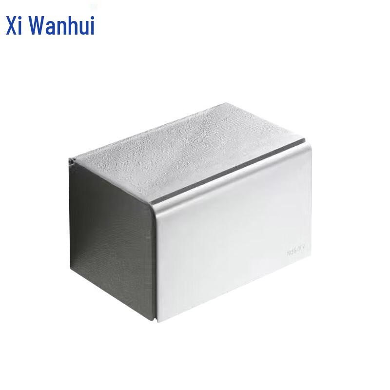 Stainless Steel Hotel Bathroom Tissue Box Dispenser