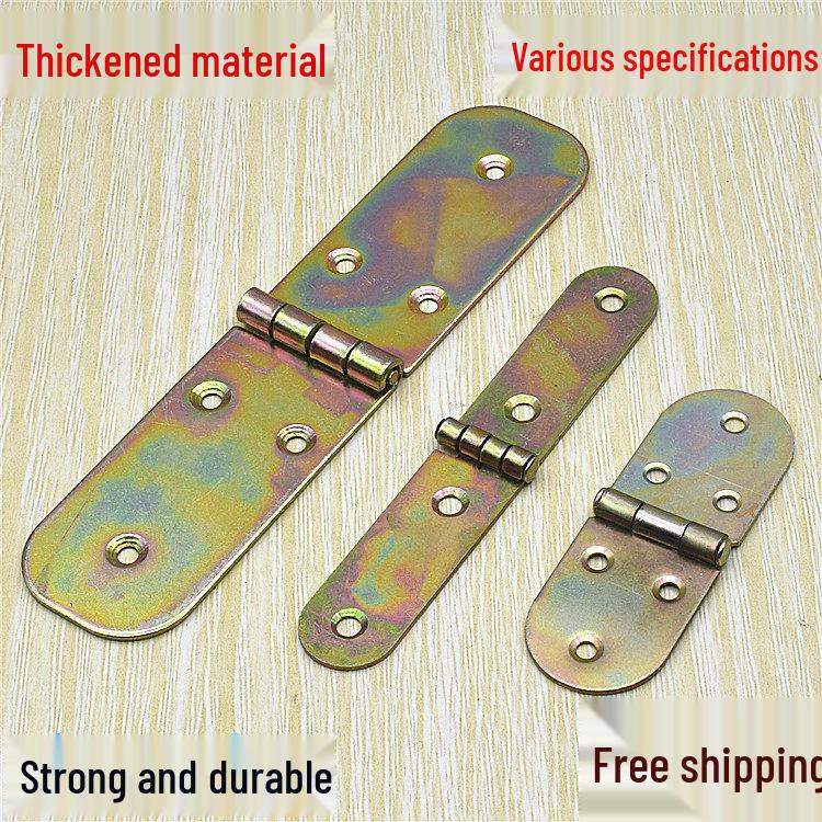 Heavy-Duty Iron-Plated Color Flip Hinges for Round Folding Dining Table