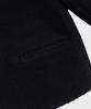 Pref Black Wool Alpaca Collarless Jacket