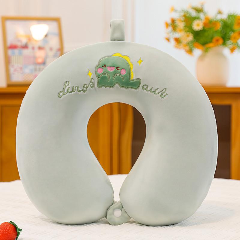 Cartoon Animal Ushaped Memory Foam Neck Pillow For Office Nap Travel Cute Plush Cushion