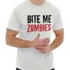 Funny Zombie Apocalypse Undead Sarcastic Womens or Mens Crewneck T Shirt Tee