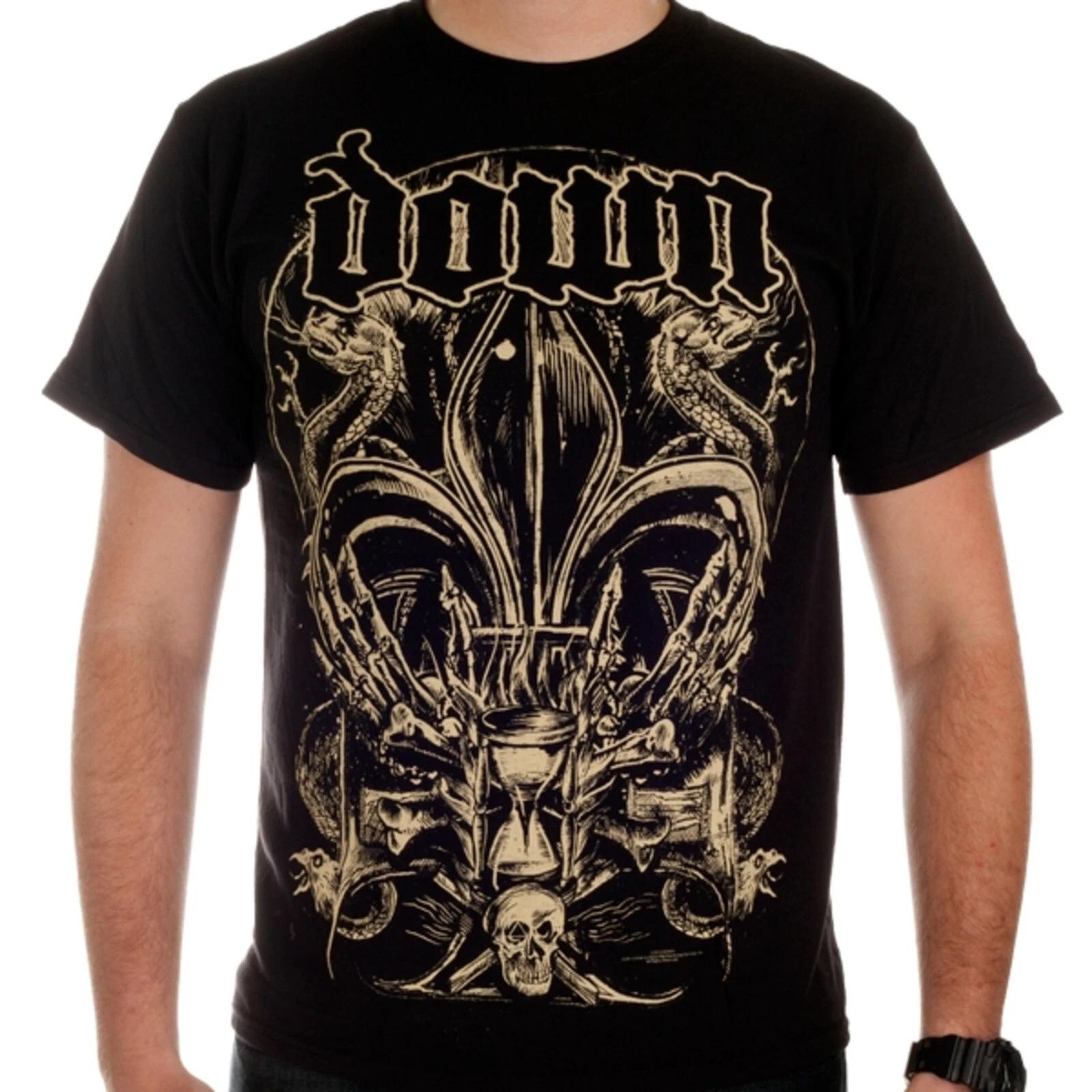 DOWN cd lgo FLEUR DE LIS CREST Official SHIRT SMALL New pantera OOP S