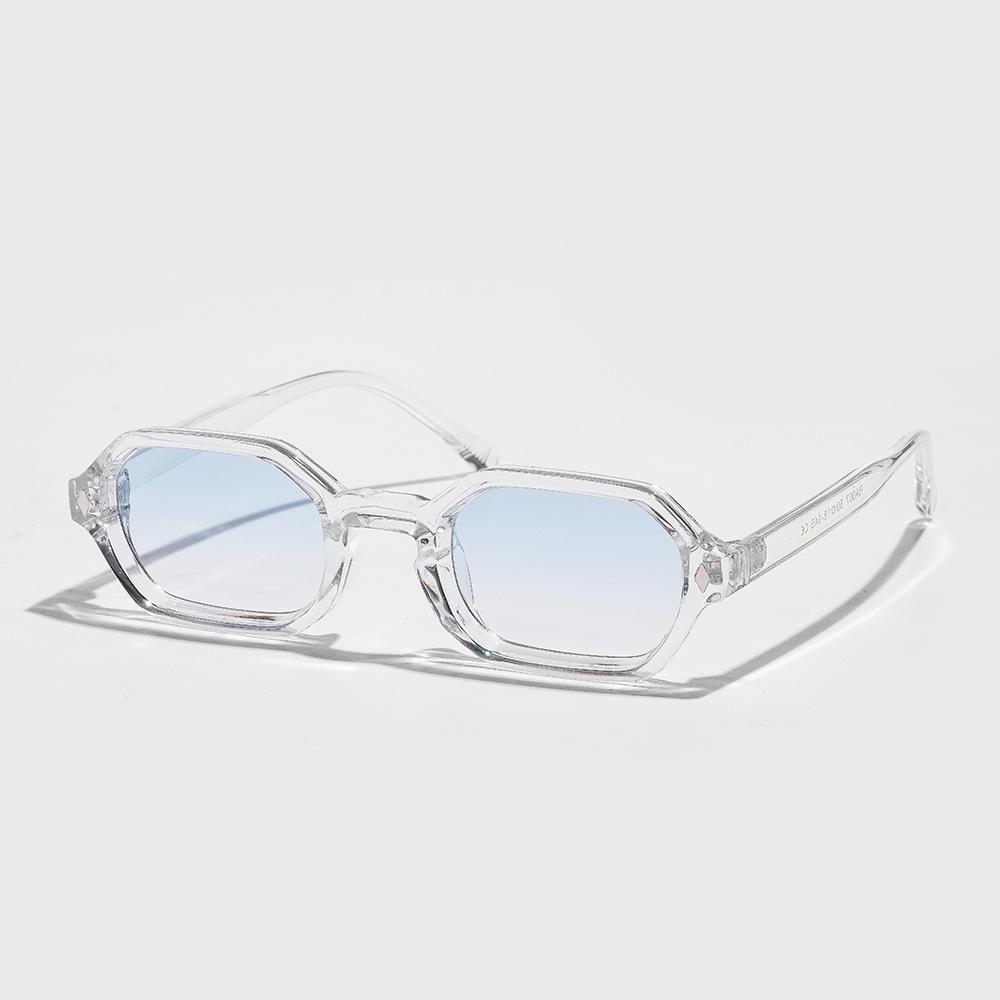 

Exquisite Small Square Frame Sunglasses Fashion Sturdy And Durable Party Gatherings Beach Travel Uv400 Resistant Shades Glasses