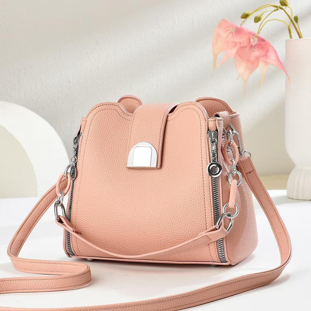 Fashion bucket bag New messenger bag Women's versatile shoulder women's bag Casual handbag