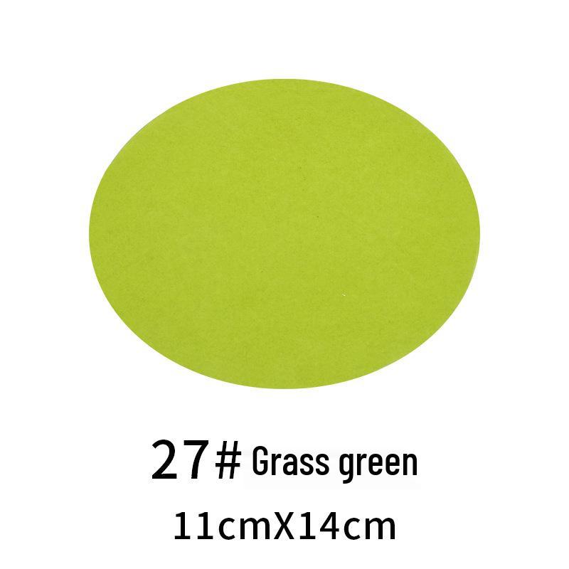 Suede Oval Iron-On Fabric Patch for Elbow and Knee Decoration
