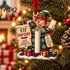 DIY Holiday Cash Gift Money Present Christmas Acrylic Holder Ornament Clear for Cash Funny Back