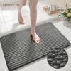 Corduroy Sponge Bath Mat, Soft Rebound Particle Plush Bathroom Rug, Comfortable Absorbent Non Slip Floor Mat