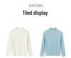 Children's Korean Style Mid-Neck Long Sleeve Autumn Base Layer - Boys & Girls Versatile Top