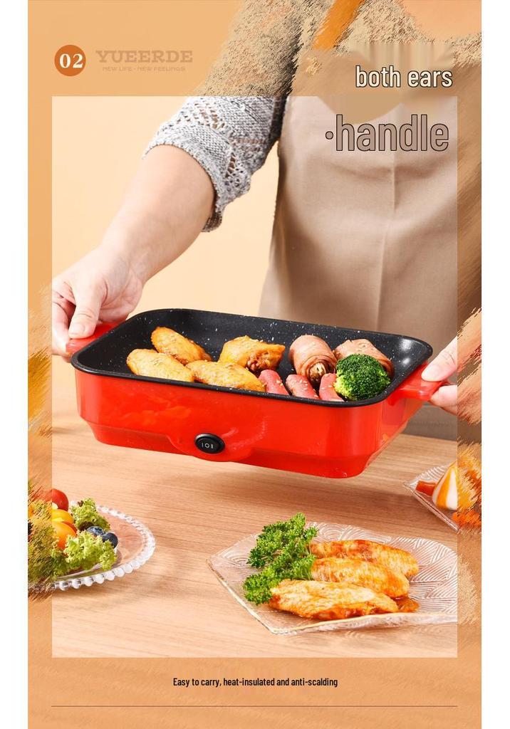 Multifunctional Mini Electric Griddle and Grill for BBQ and More - Ideal Gift