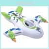 Children's Inflatable Ride-on Watercraft Baby Ship Floating Water Cushion Swimming Ring Infant Floating Bed 150*140cm Pvc Material