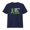 Womens Donate Life Be An Organ Donor T Shirt Awareness Green Ribbon Black Medium Vintage Washed Stylish Top For Everyday Wear