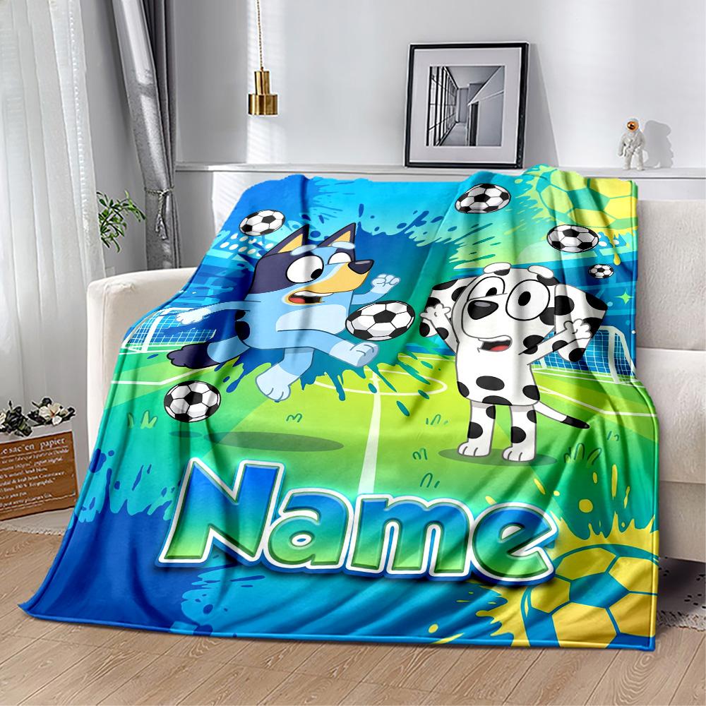 Football Fun Friends Customize Your Name Blanket Lightweight Customizable Blanket Durable Comfort Throw For Home Decor Bedding Picnics Bed