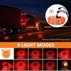 USB Rechargeable Warning Light LED Road Flares Emergency Lights Roadside Safety Beacon Disc Flashing Magnetic Beacon