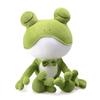 Adorable Soft Plush Frog Stuffed Animal Toy Ideal For Kids Bedtime Cuddly Pillow