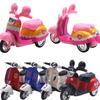 Alloy Lady Motorcycle Sheep Model Display Box 143 Scale, Powerful Return Function, Multi-functional, 107*4cm