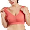 3pcs Lady Sport Yoga Fitness Bra Seamless Padded Underwear Back Smoothing Gym Workout  Wireless Push Up Brassiere Plus Size