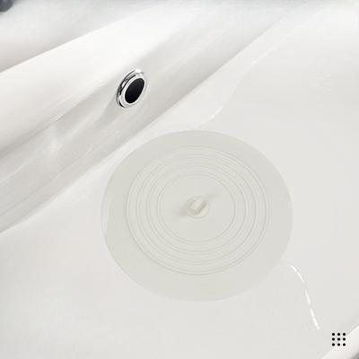Plumbing Drain Rubber and Plastic Tray Stopper, Multi-functional Plug, Anti-odor Drain Cover, Sink and Bathtub Stopper