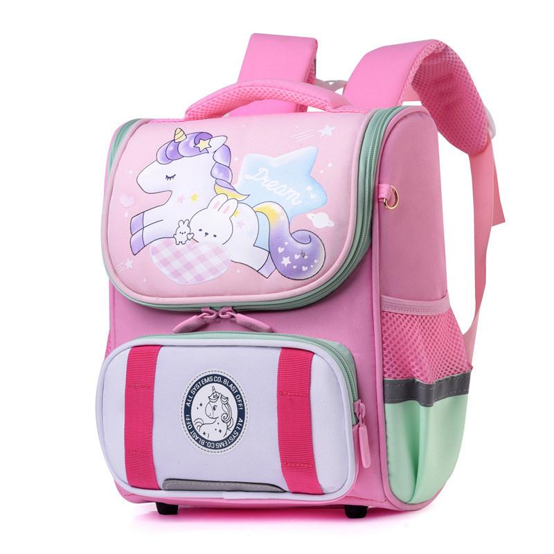 Adorable Children's Backpack With Ergonomic Design And Breathable Nylon Material