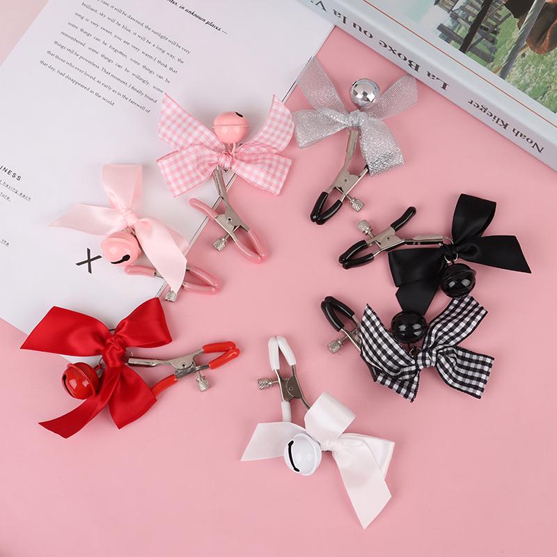 Adjustable Nipple Clamp Breast Small Bell Adult Fetish Flirting Teasing Sex Toys