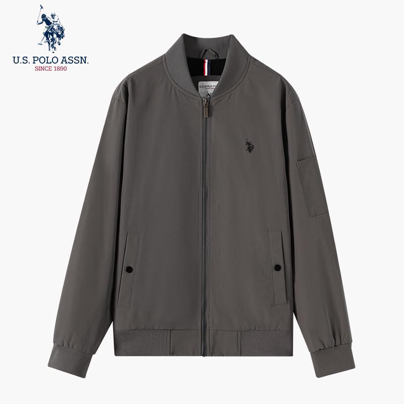 

U.S. POLO ASSN. Men s Business Casual Baseball Collar Jacket L