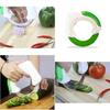Round Shape Kitchen Cutter With Pp Handle And 420 Stainless Steel For Slicing Meat Vegetables