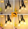 Bomcosy LED String 25 LED PC Warm with Remote Perfect for and Parties Lights, Rainproof, 15M, Dimmable, Bulbs, Material, Break-Resistant, Connectable,