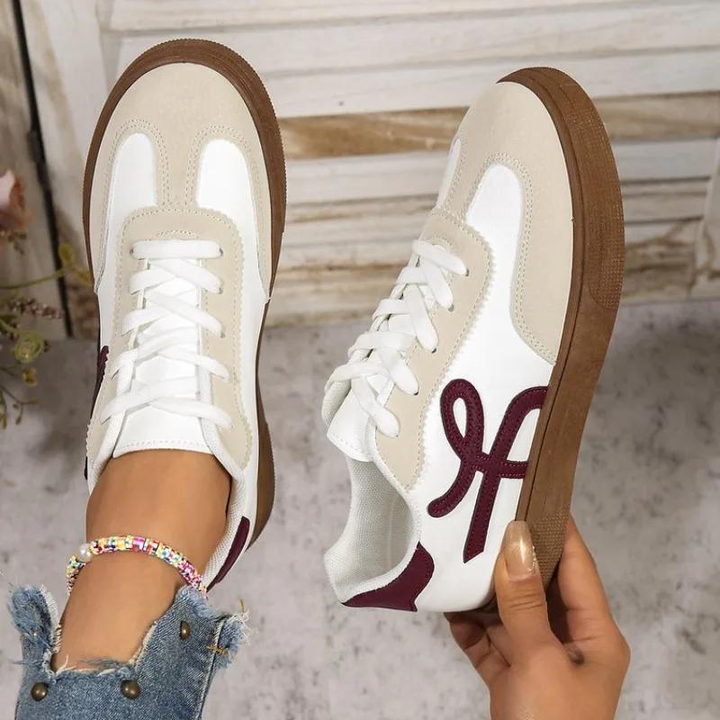 

Women s Shoes Summer Thick Sole Brown Spring Autumn Breathable Platform Tennis Woman Trend Round Toe Female Casual Sneaker 36