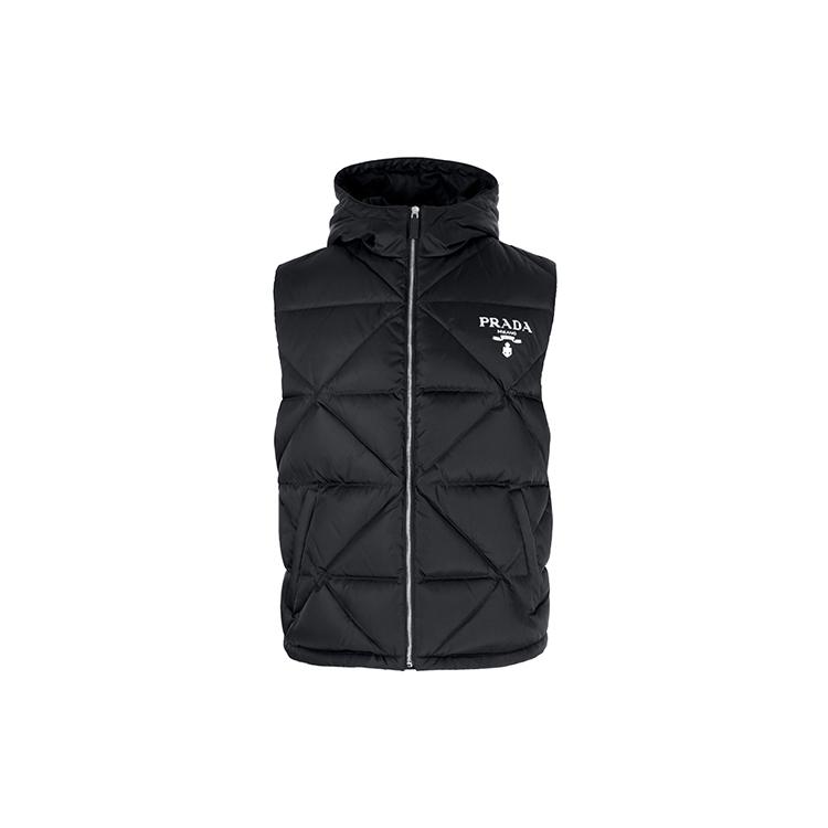 Prada quilted down gilet SGB804-1WQ8-F0002 M