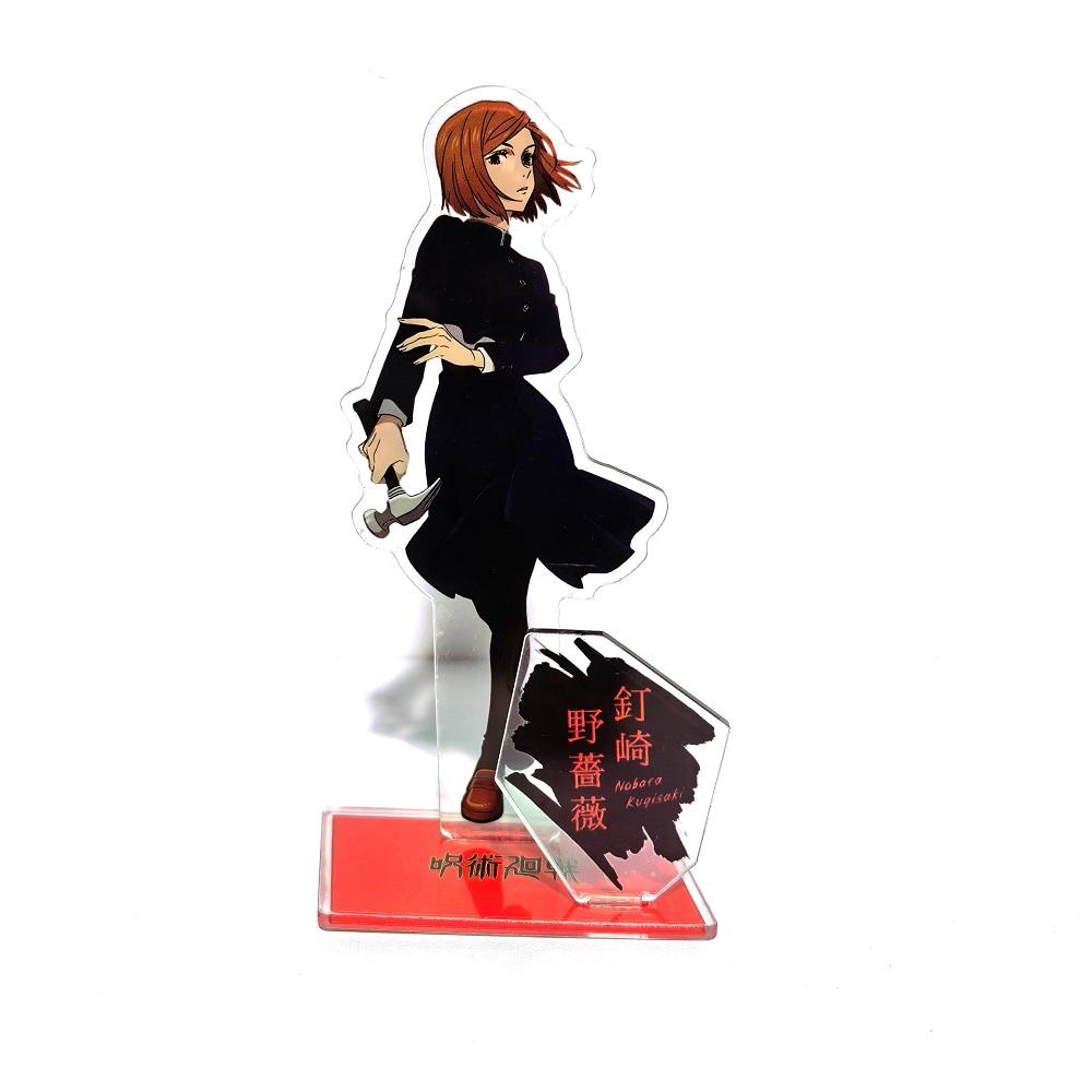 Anime Jujutsu Kaisen Gojo Satoru Geto Suguru Megumi Yuji Nobara Ieiri Shoko Acrylic Stand Doll Game Figure Model Plate Cosplay Poseable Articulated