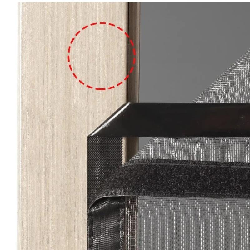 Magnetischer Türvorhang Maßanfertigung Moskitonetz Vorhang Fliegen Insekten Automatisches Schließen Unsichtbares Netz für Küche Innen Wohnzimmer