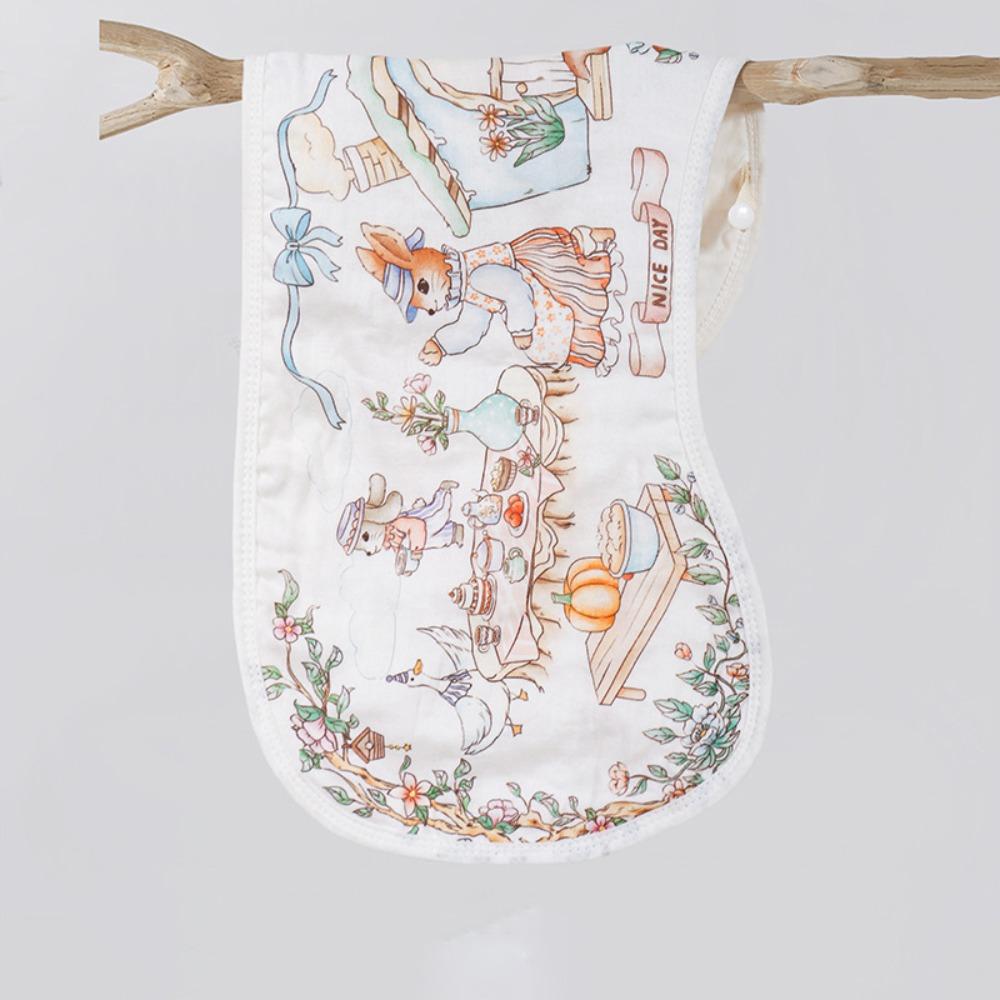 Mull-Baumwoll Baby Sabberlätzchen Weiches Material Baby Still-Lätzchen Kleinkinder Zahnen