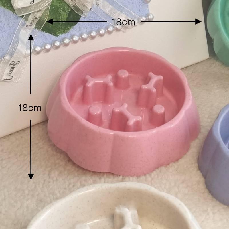Pet Safe Slow Feed Bowl For Small Dogs And Cats With Anti Spill Design