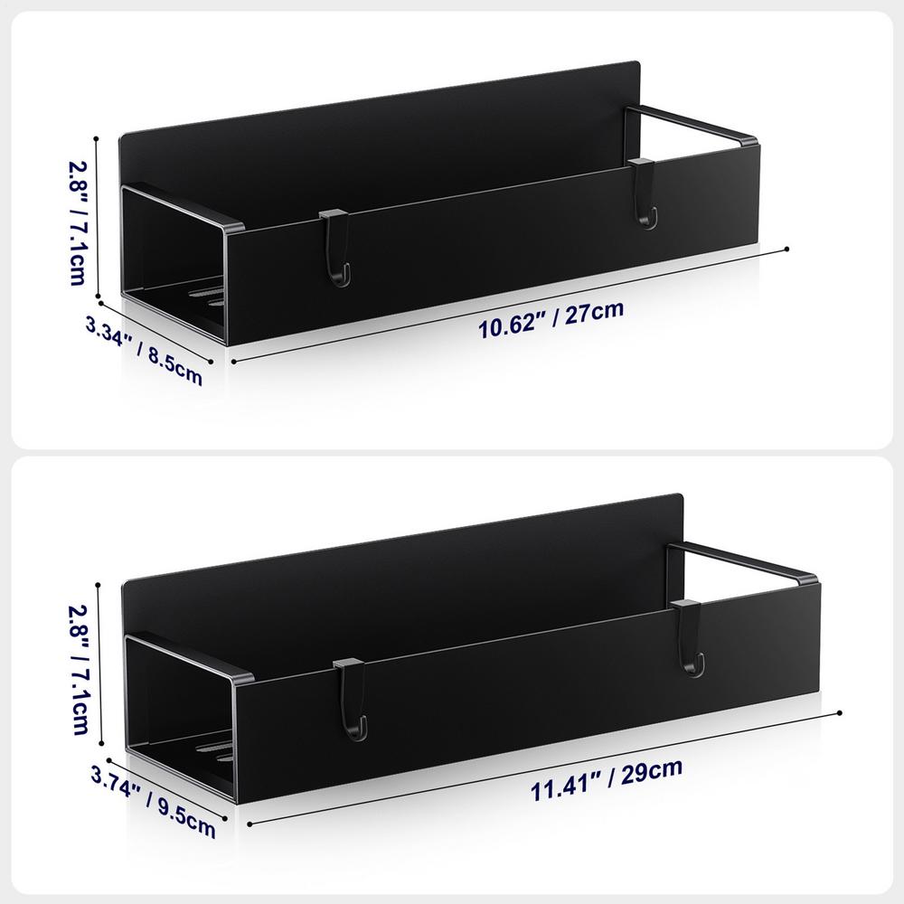 2pcs Magnetic Fridge Shelf Cup Spices Storage Rack No Drilling Saving Space Kitchen Spices Shelf For Refrigerator Seasoning Rack