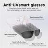 Bluetooth Audio Sunglasses | Smart Glasses with Play Music and Make Phone Calls for Cycling Camp Travel Sunbathing - Black