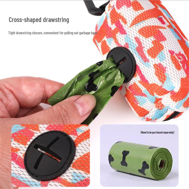 Portable Dog Poop Bag Holder & Waste Box for Walks