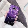 FHNBLJ Love Purple Glitter Newly Arrived Black Cell Phone Case for Samsung A10 20s 71 51 10 S 20 30 40 50 70 A30s Cover