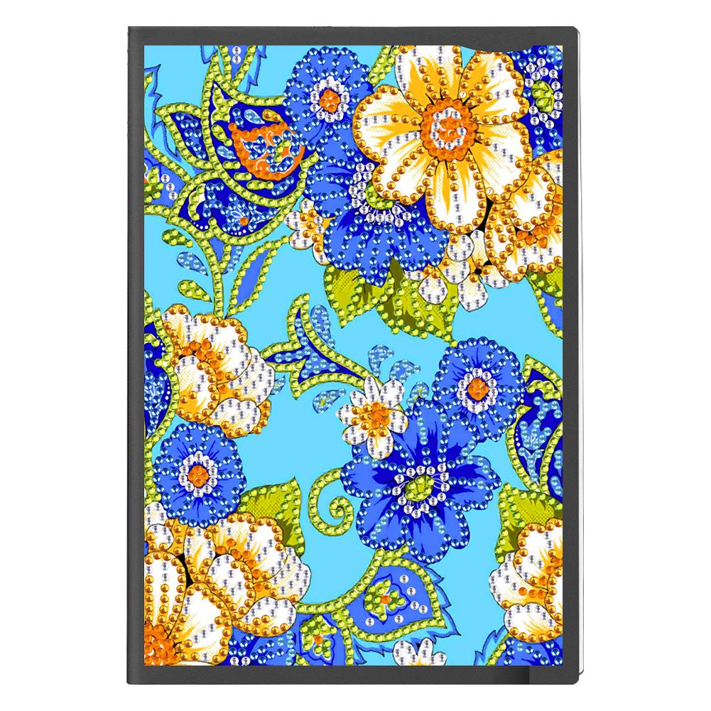 50 Pages A5 Diamond Painting Cover Notebook Cartoon Bee Special Shaped Diamond Art Painting Notebook Kits Festival Birthday Gift