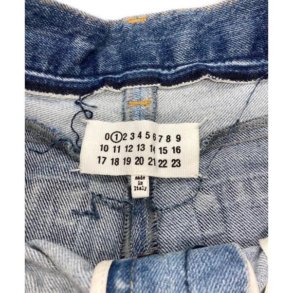 Used reconstructed denim pants