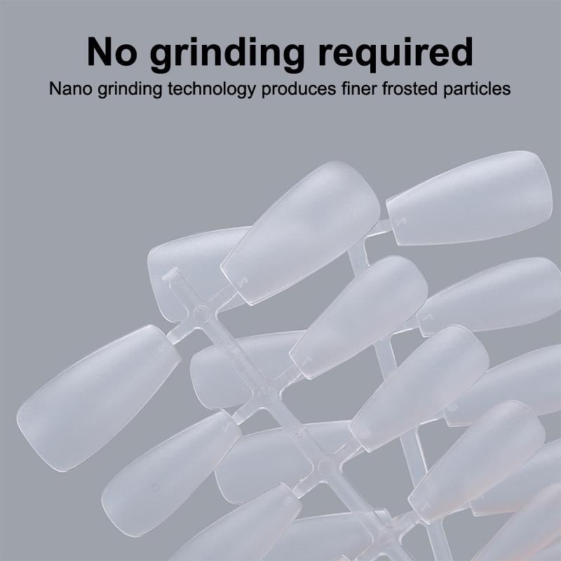 100Pcs/Box Matte Fake Nails No Polishing Press On False Nails Medium Short Design High Matt Soft Gel Nail Tips For Extension