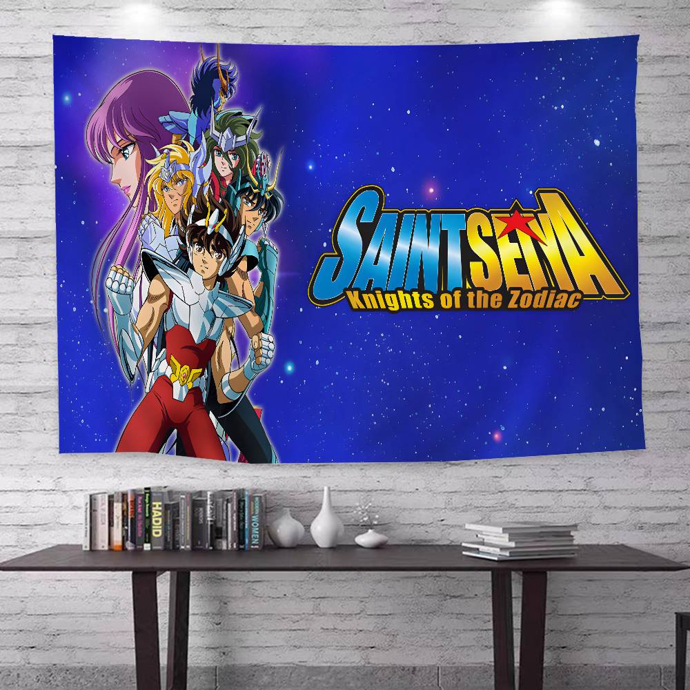 Retro Saint Seiya Anime Tapestry Indian Buddha Wall Decoration Witchcraft Bohemian Hippie Wall Hanging Sheets